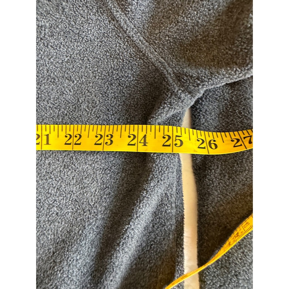 Aeropostale Mens XXL Quarter Zip Fleece Hoodie Colorblock Grey Black AERO NY - Picture 6 of 8